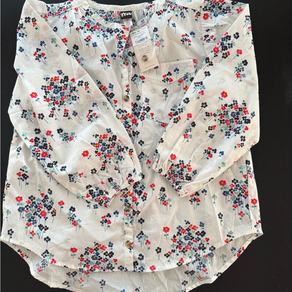 Girls Floral Blouse